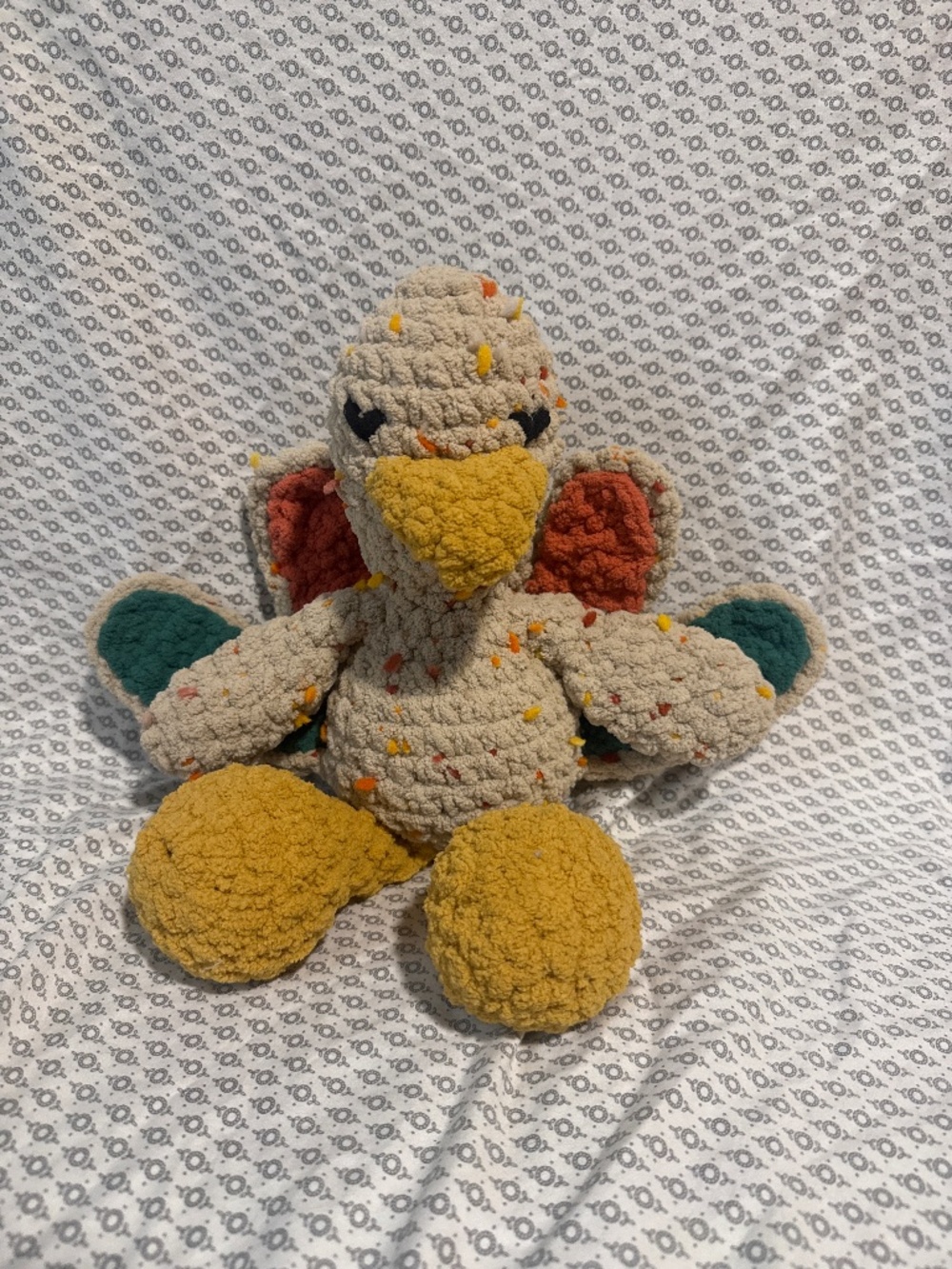 Handmade Crochet Turkey Plush